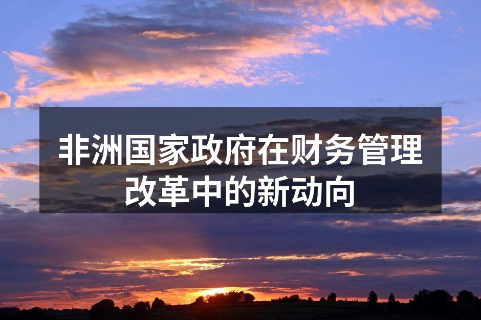 非洲国家政府在财务管理改革中的新动向